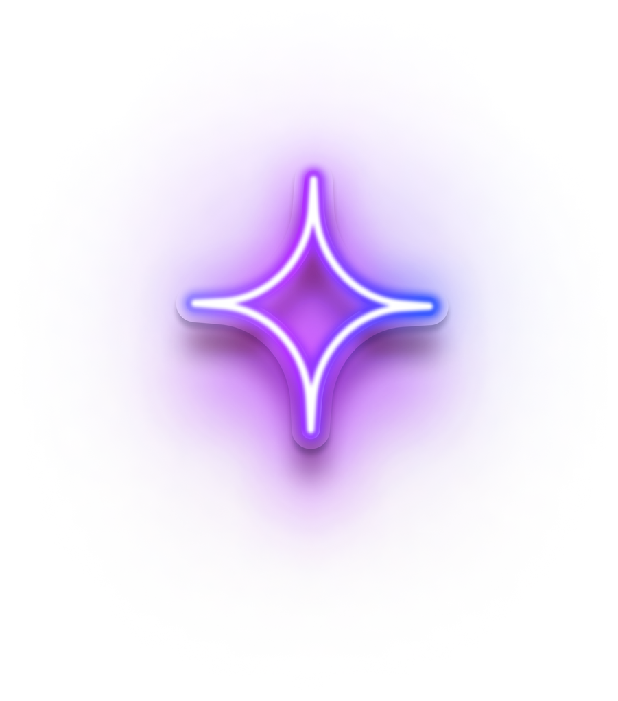 Neon Star Icon