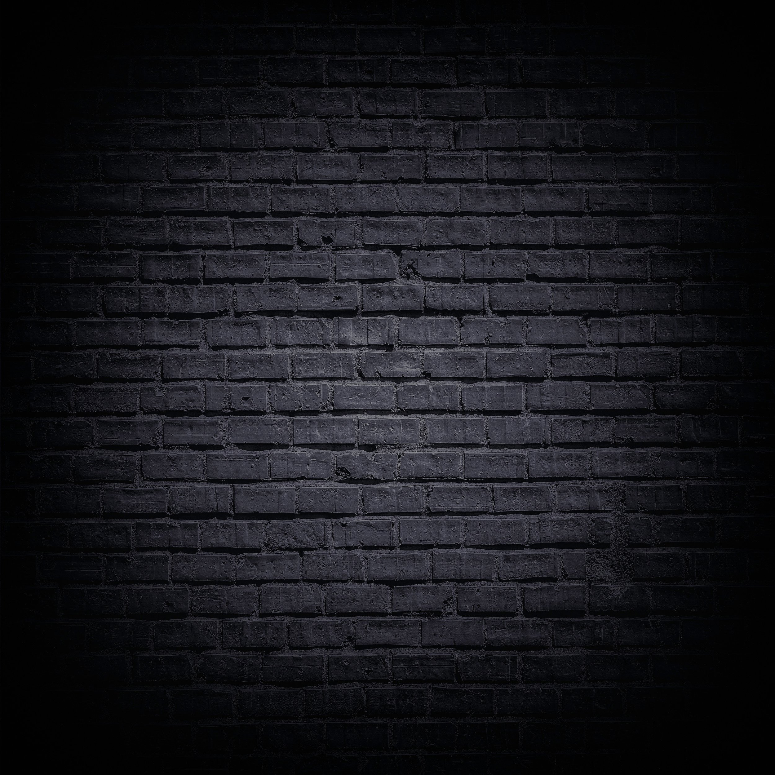 Black brick wall